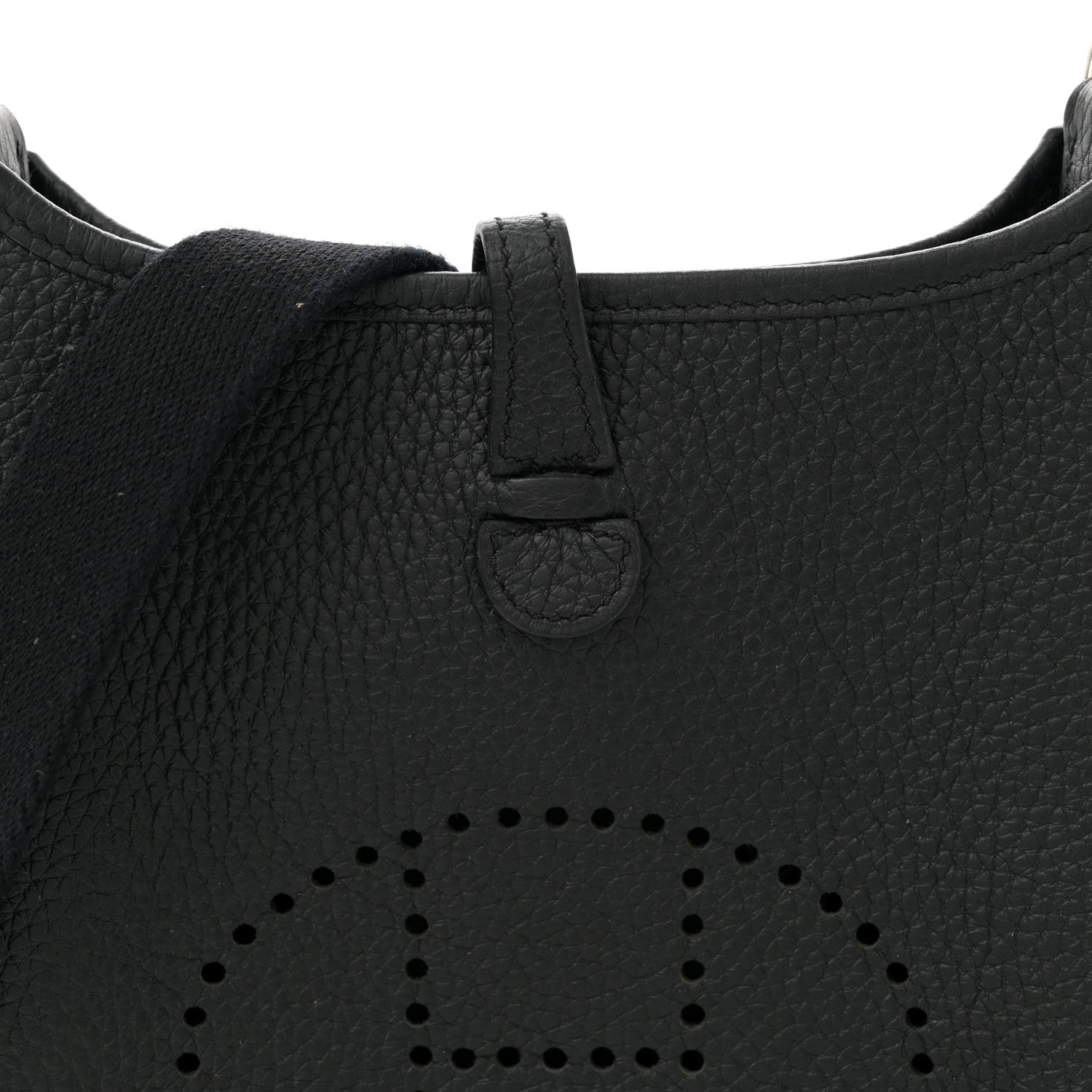 Hermes Taurillon Clemence Evelyne TPM Black 8 of 10