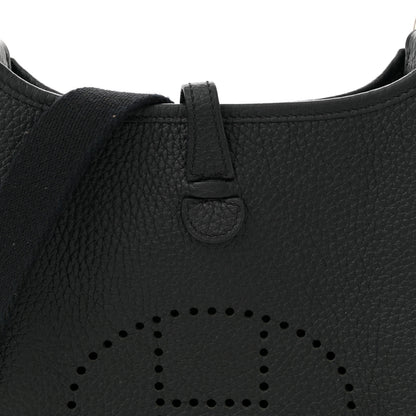 Hermes Taurillon Clemence Evelyne TPM Black 8 of 10