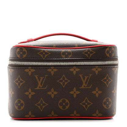 Louis Vuitton Monogram Macassar Nice Mini Rouge 1 of 7
