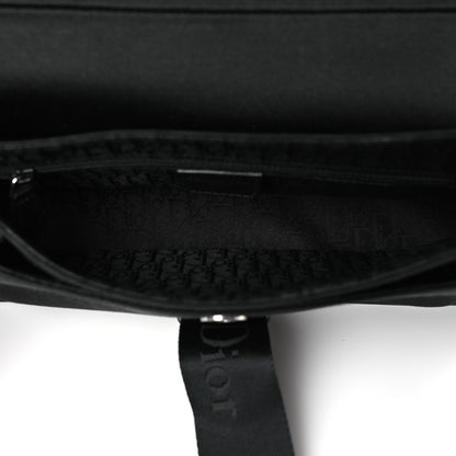 Christian Dior Silk Jersey Crystal Hardcore Clutch Black 5 of 9