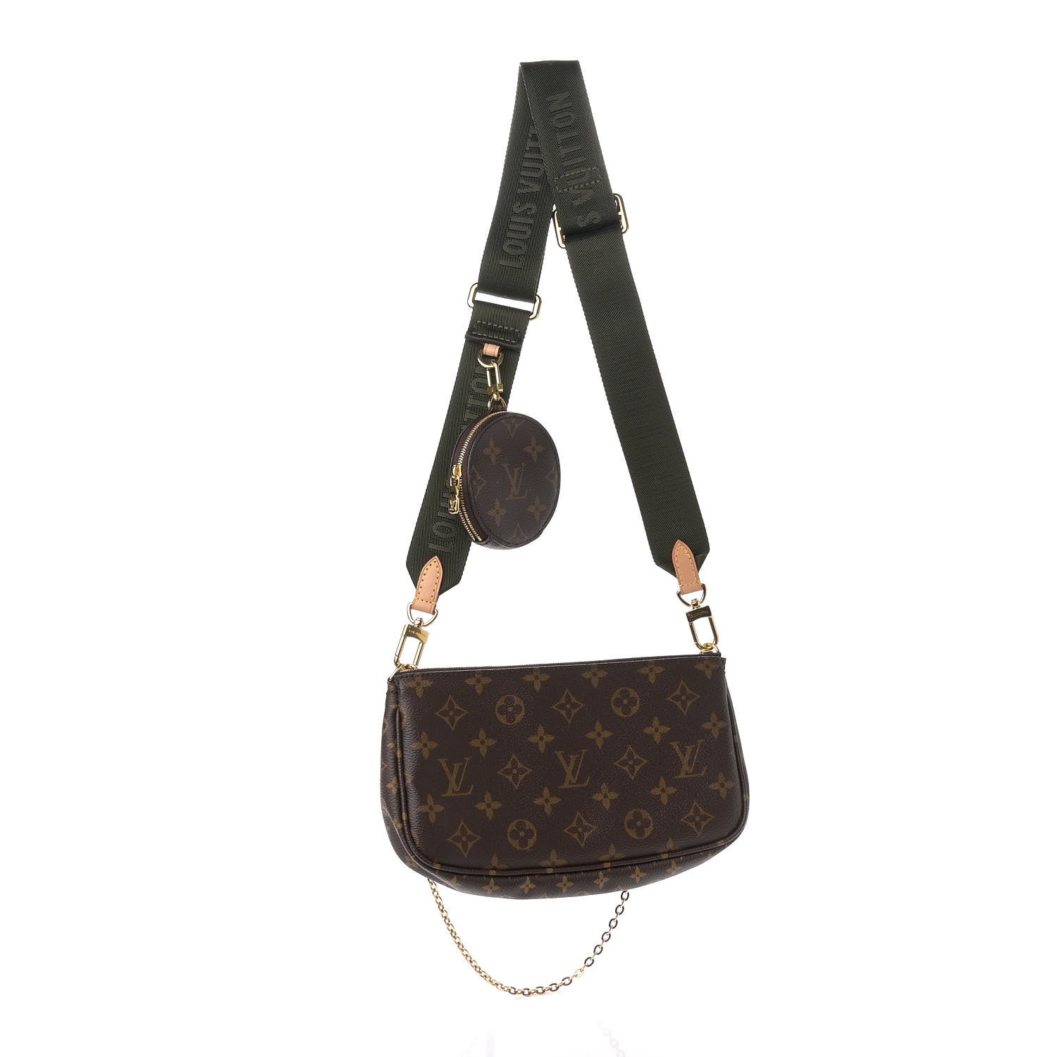 Louis Vuitton Monogram Multi Pochette Accessories Kaki 3 of 9