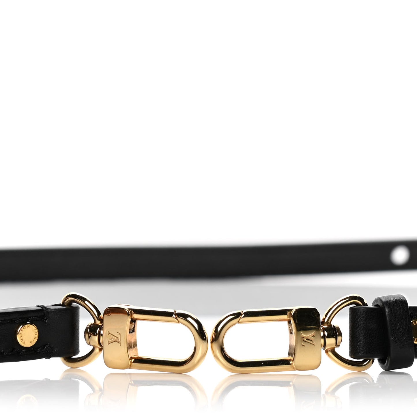 Calfskin 16mm Adjustable Shoulder Strap Black