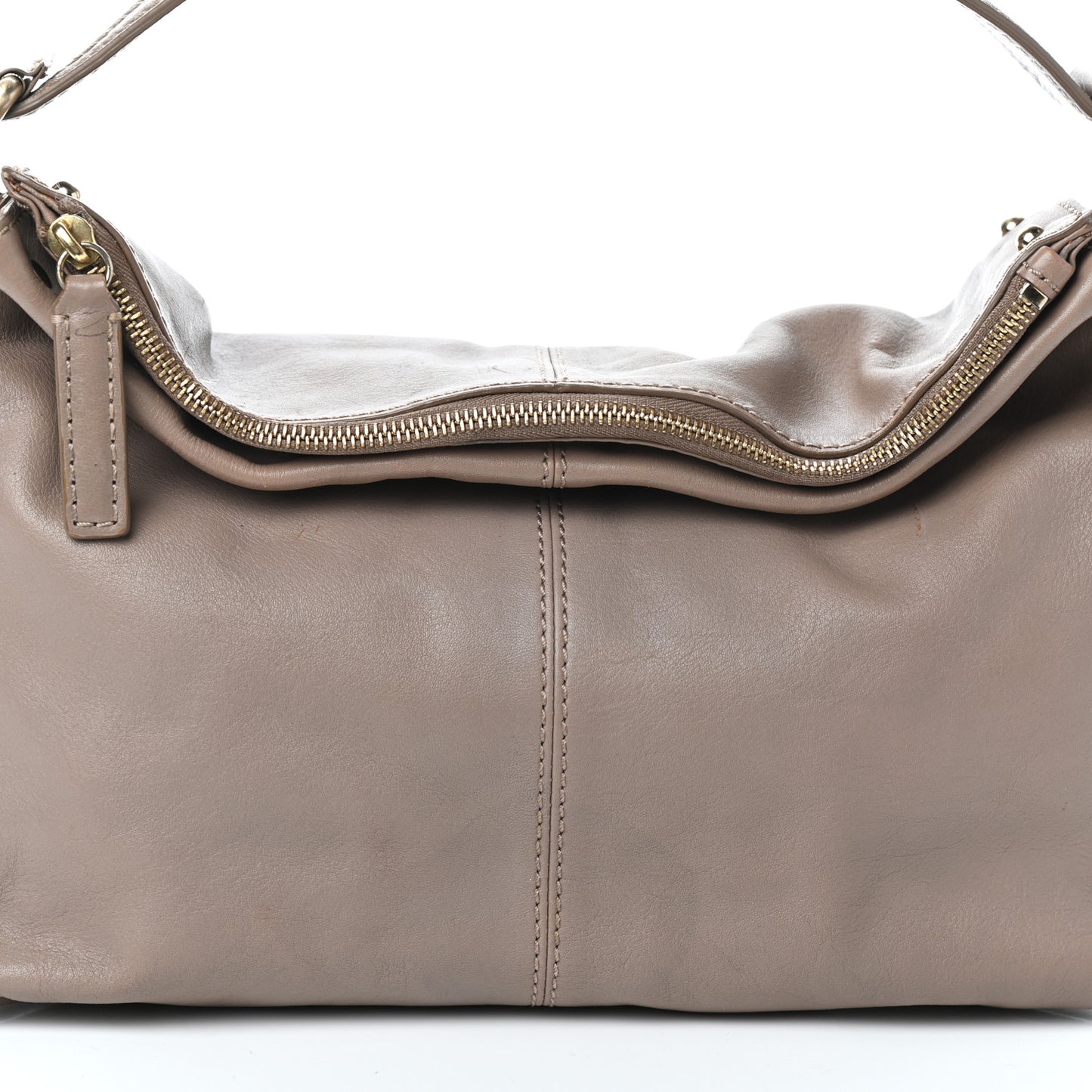 Sugar Goatskin Shoulder Bag Beige