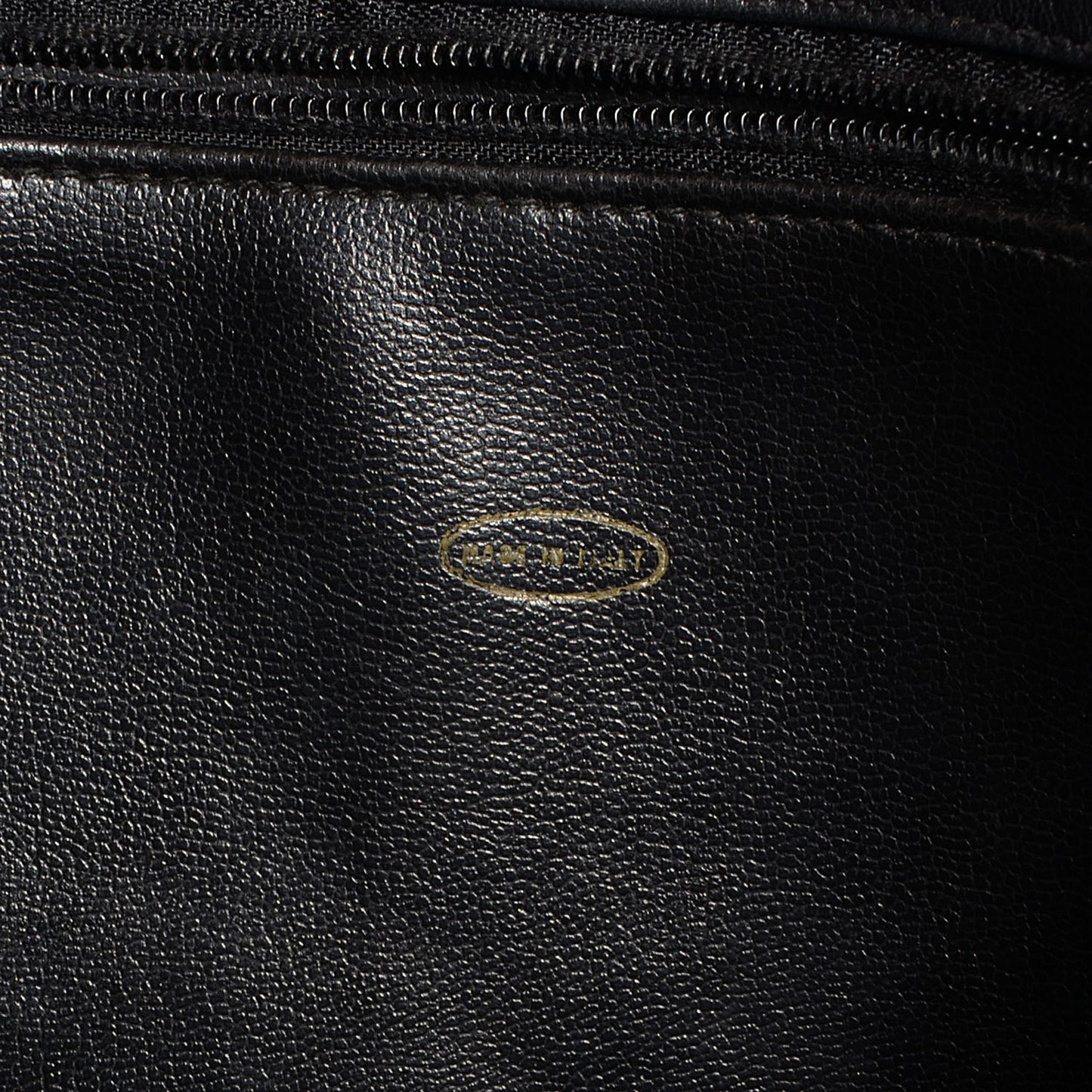 Lambskin Quilted Shoulder Bag Black