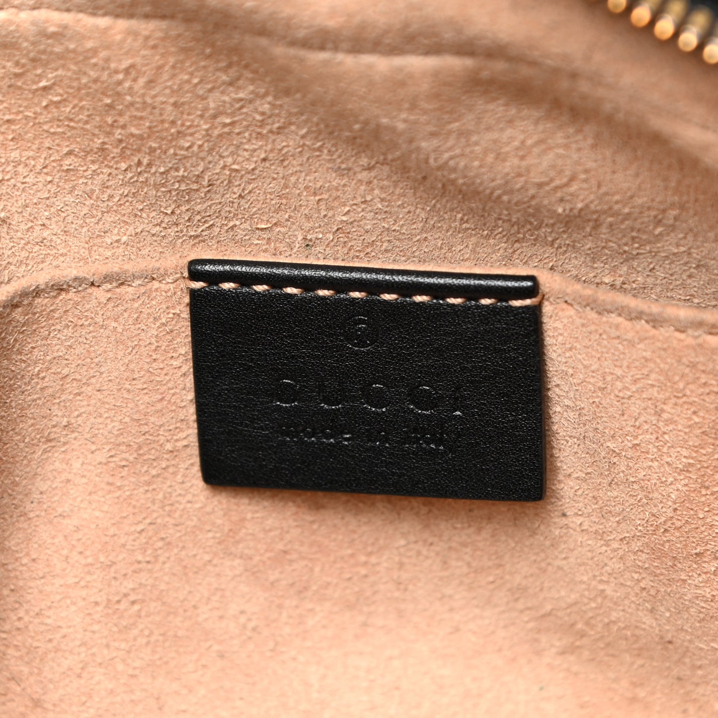 Calfskin Matelasse Small GG Marmont Chain Shoulder Bag Black