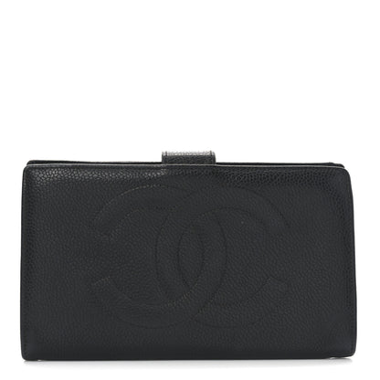 Chanel Caviar Timeless CC French Wallet Black 1 of 8