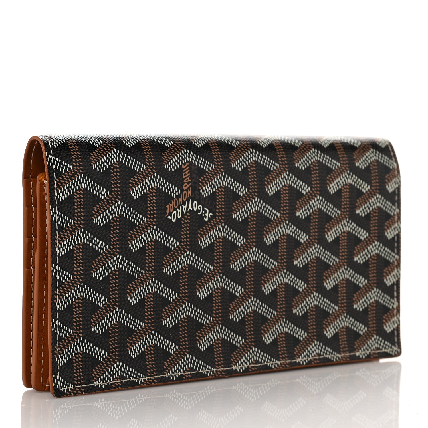 Goyard Goyardine Richelieu Wallet Black Gold 3 of 10