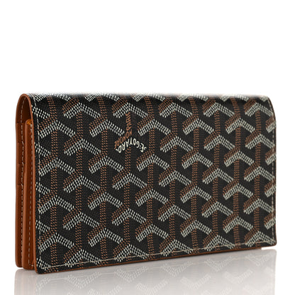 Goyard Goyardine Richelieu Wallet Black Gold 3 of 10
