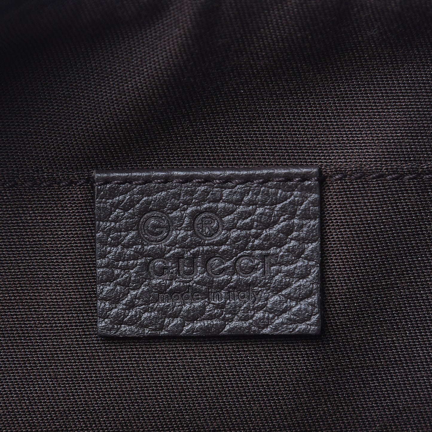 Monogram Belt Bag Dark Brown