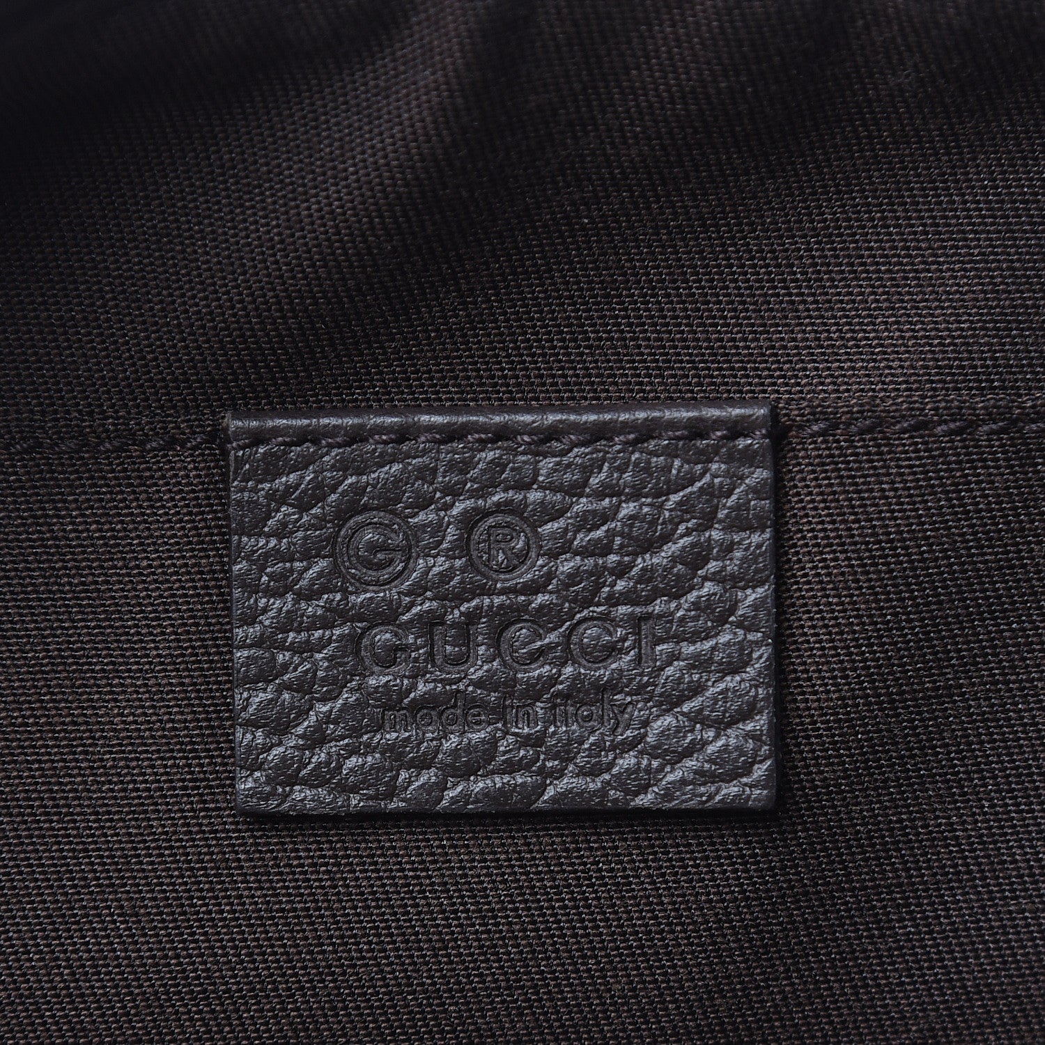 Gucci Monogram Belt Bag Dark Brown 6 of 10