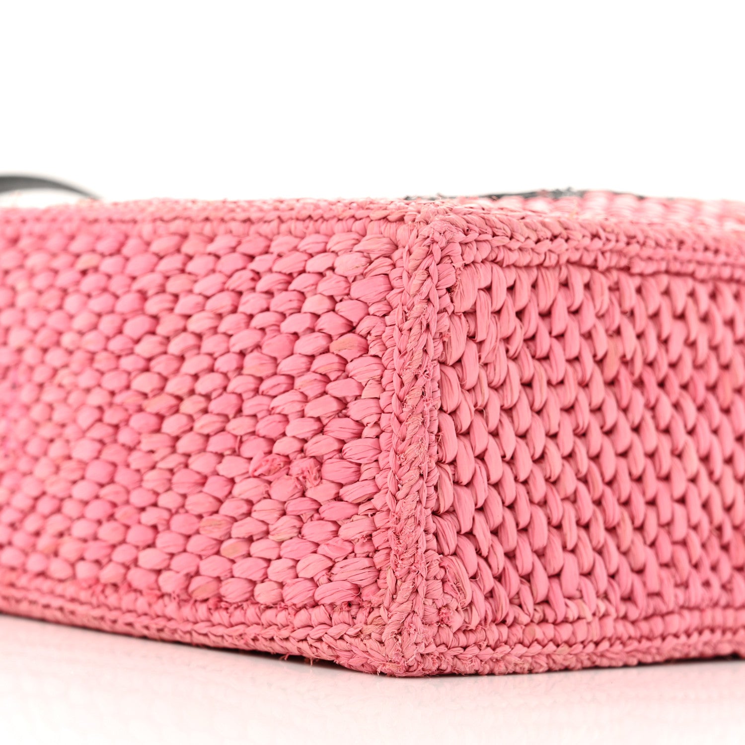 Loewe X PAULA'S IBIZA Raffia Font Tote Sunset Pink 8 of 12