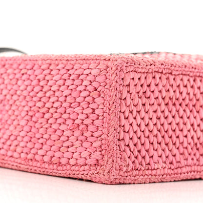 Loewe X PAULA'S IBIZA Raffia Font Tote Sunset Pink 8 of 12