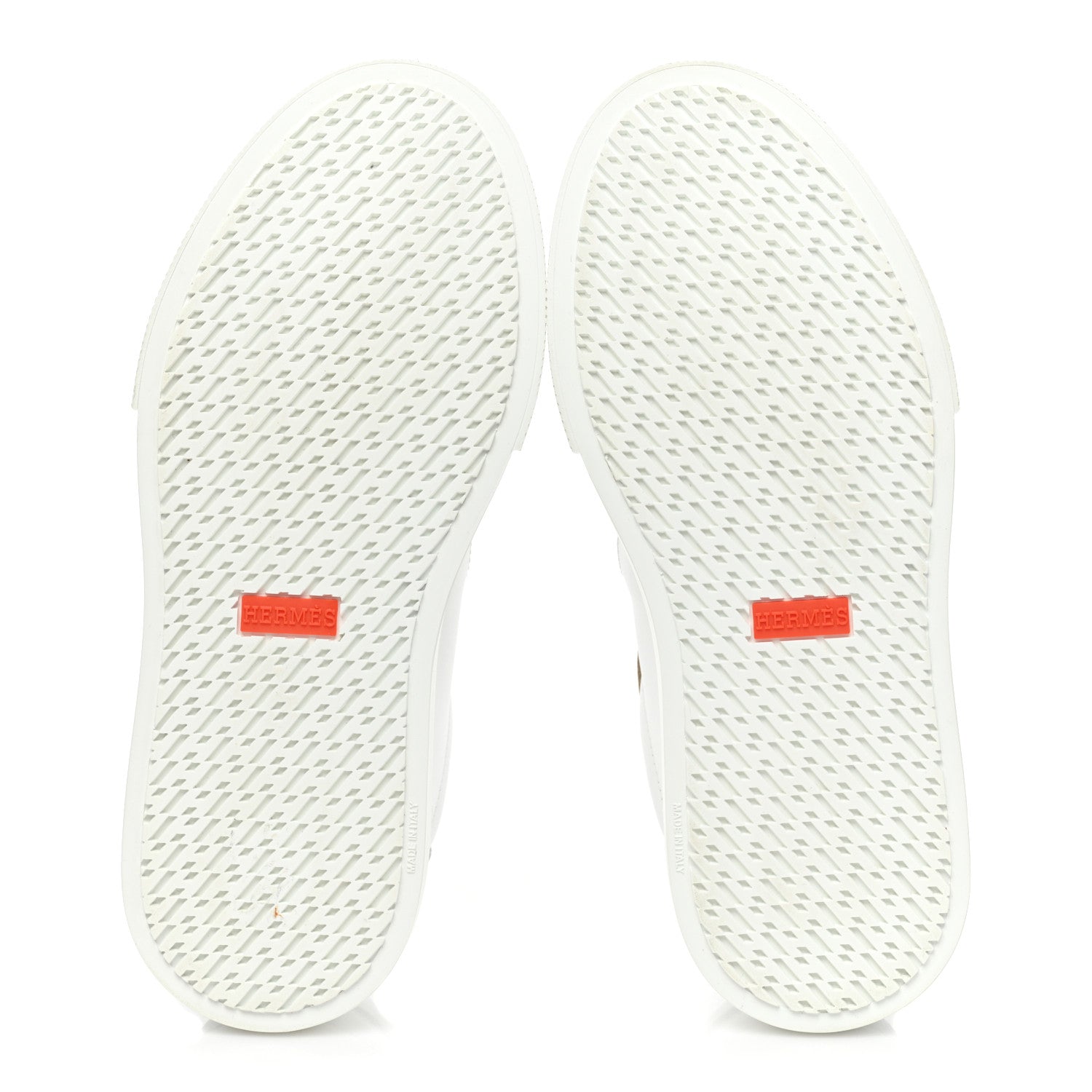 Hermes Calfskin Day Sneakers 35.5 Multicolor White 6 of 10
