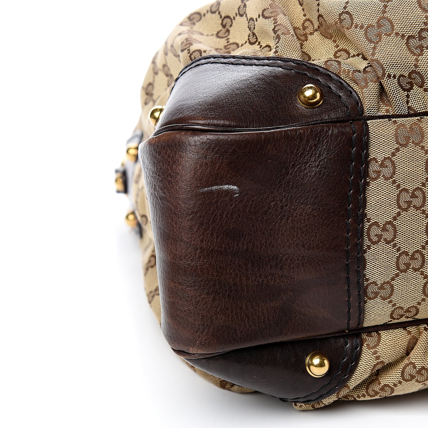 Monogram Large Jockey Hobo Dark Brown