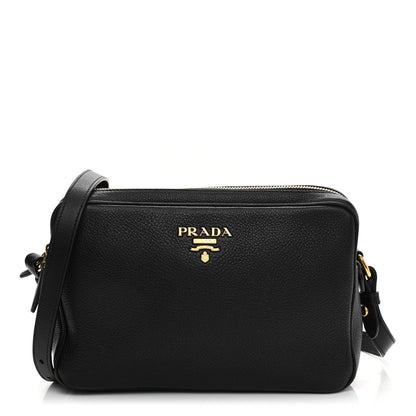 Prada Vitello Phenix Camera Bag Black 1 of 11