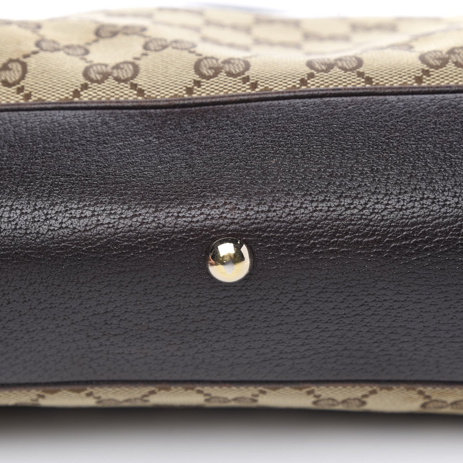 Gucci Monogram Medium Princy Tote Dark Brown 9 of 18