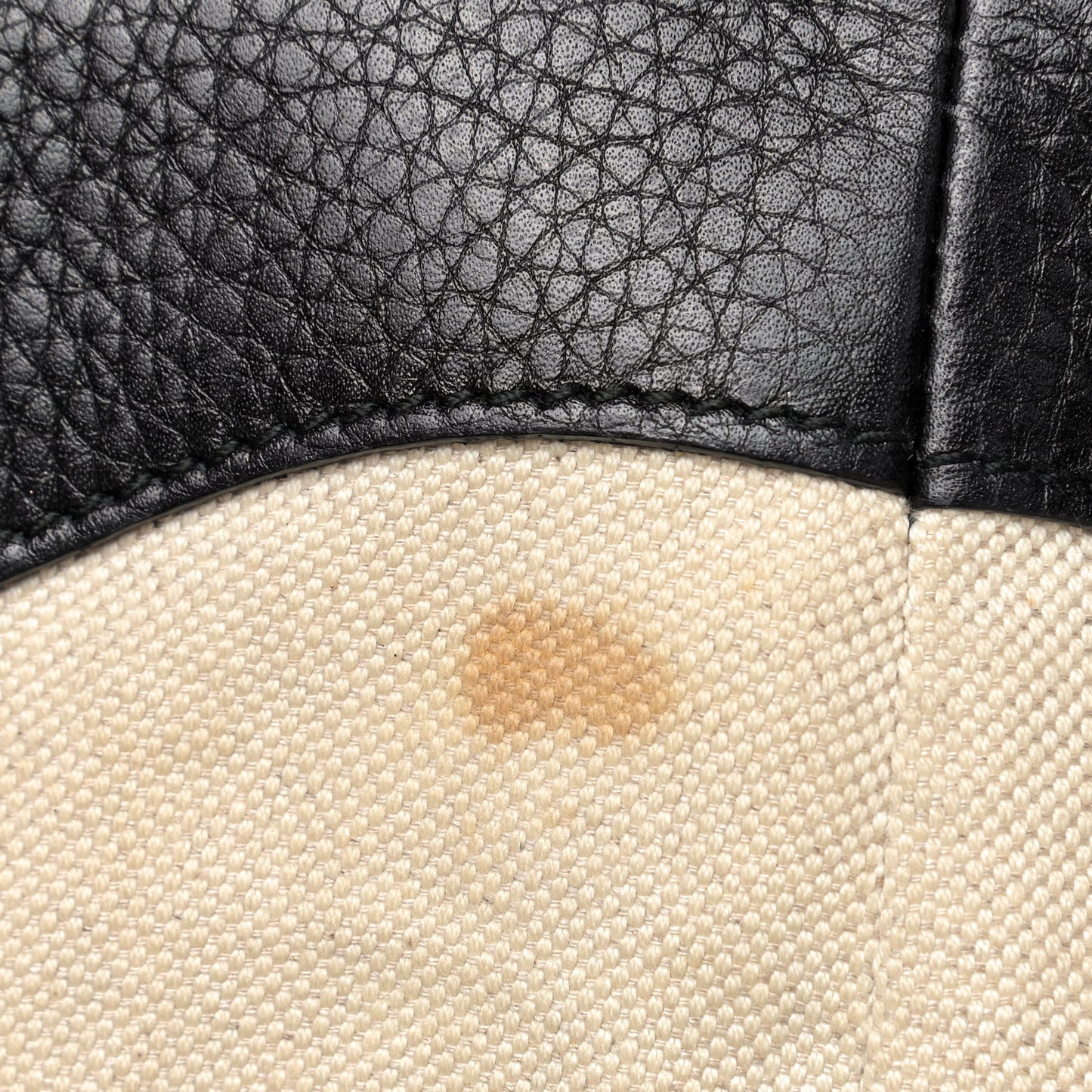 Pebbled Calfskin Medium Twill Shoulder Bag Black