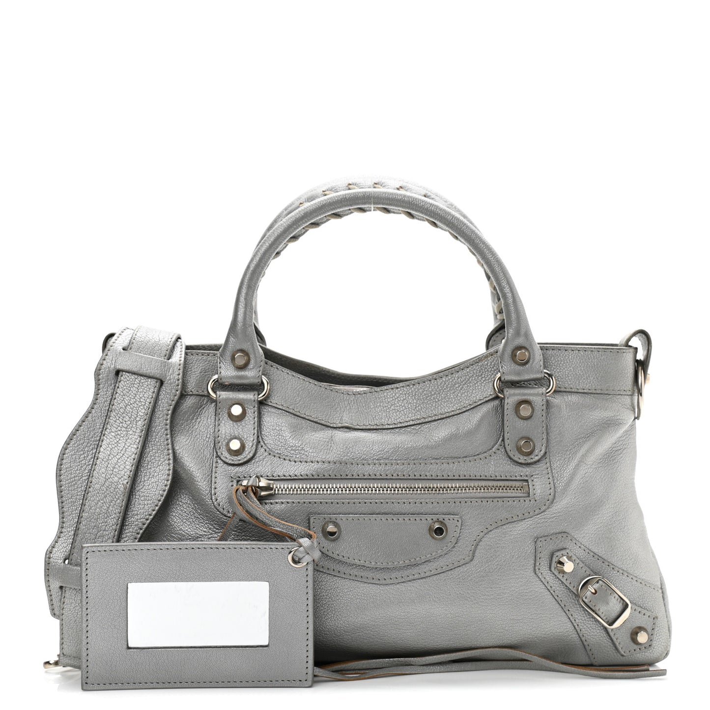 Pearlescent Goatskin Classic Palladium Hardware First Gris Gris Light