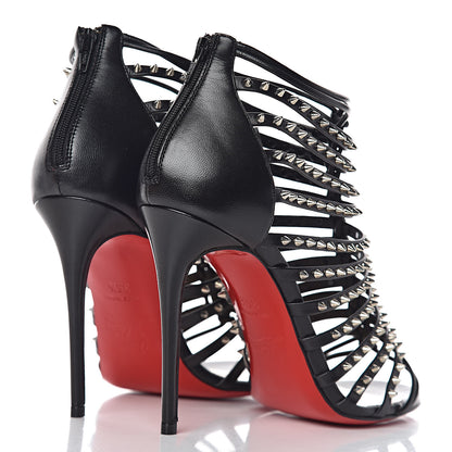 Christian Louboutin Kid Millaclou 100 Cage Sandals 35.5 Black 4 of 9