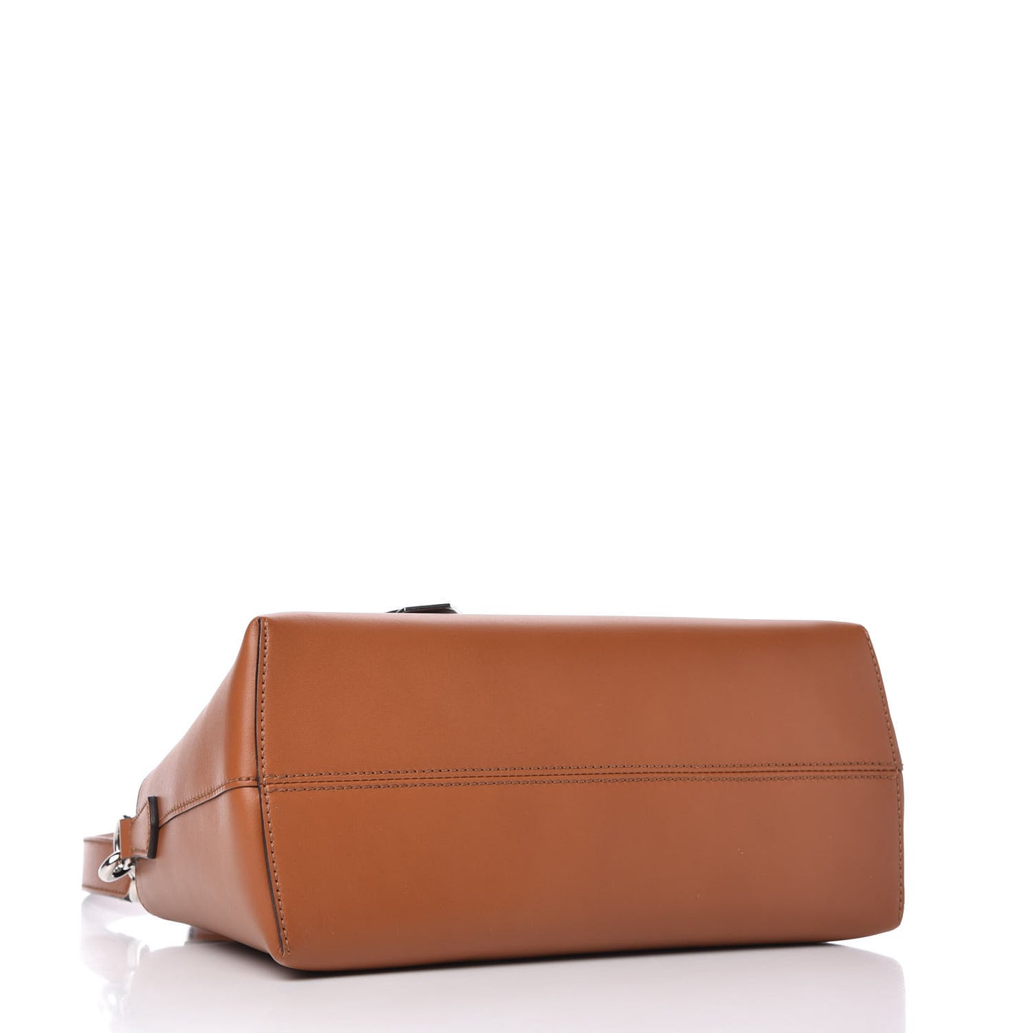 Vitello King Logo Embossed Medium By The Way Boston Bag Cuoio