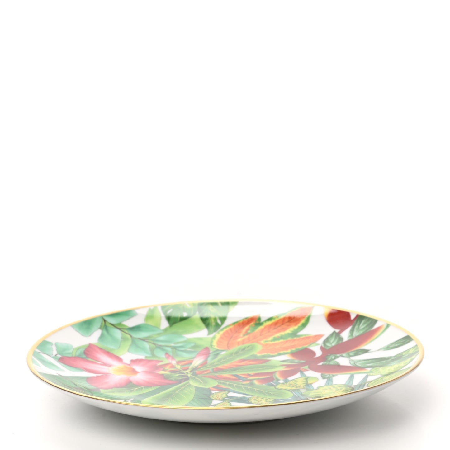 Porcelain Passifolia Dessert Plate N°1 Set of 2