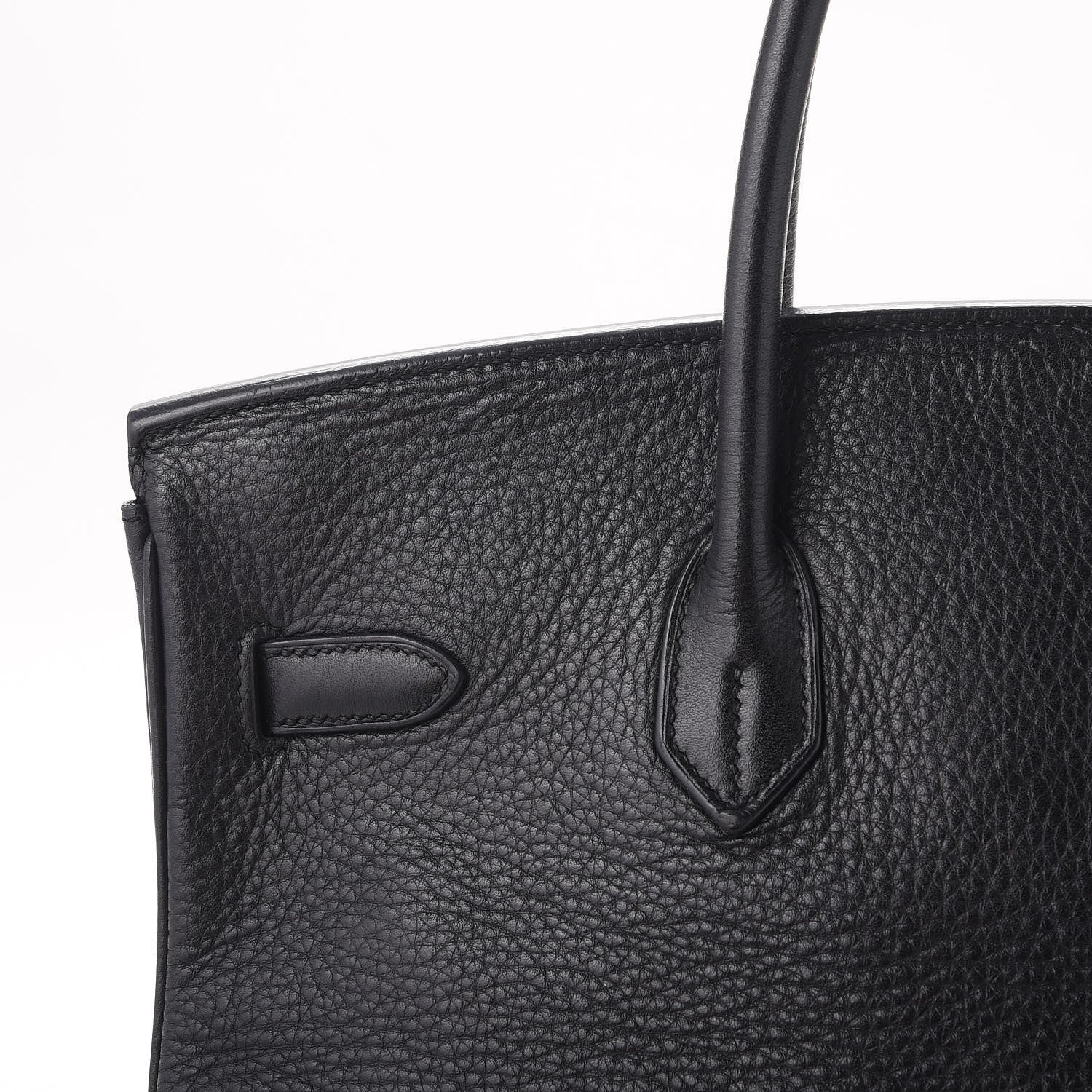 Hermes Taurillon Clemence Birkin 35 Black 11 of 44