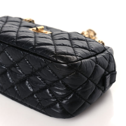 Chanel Aged Calfskin Quilted Small Reissue Camera Case Black 9 of 9