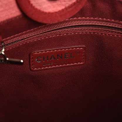 Chanel Canvas Mini Deauville Tote Red 6 of 7