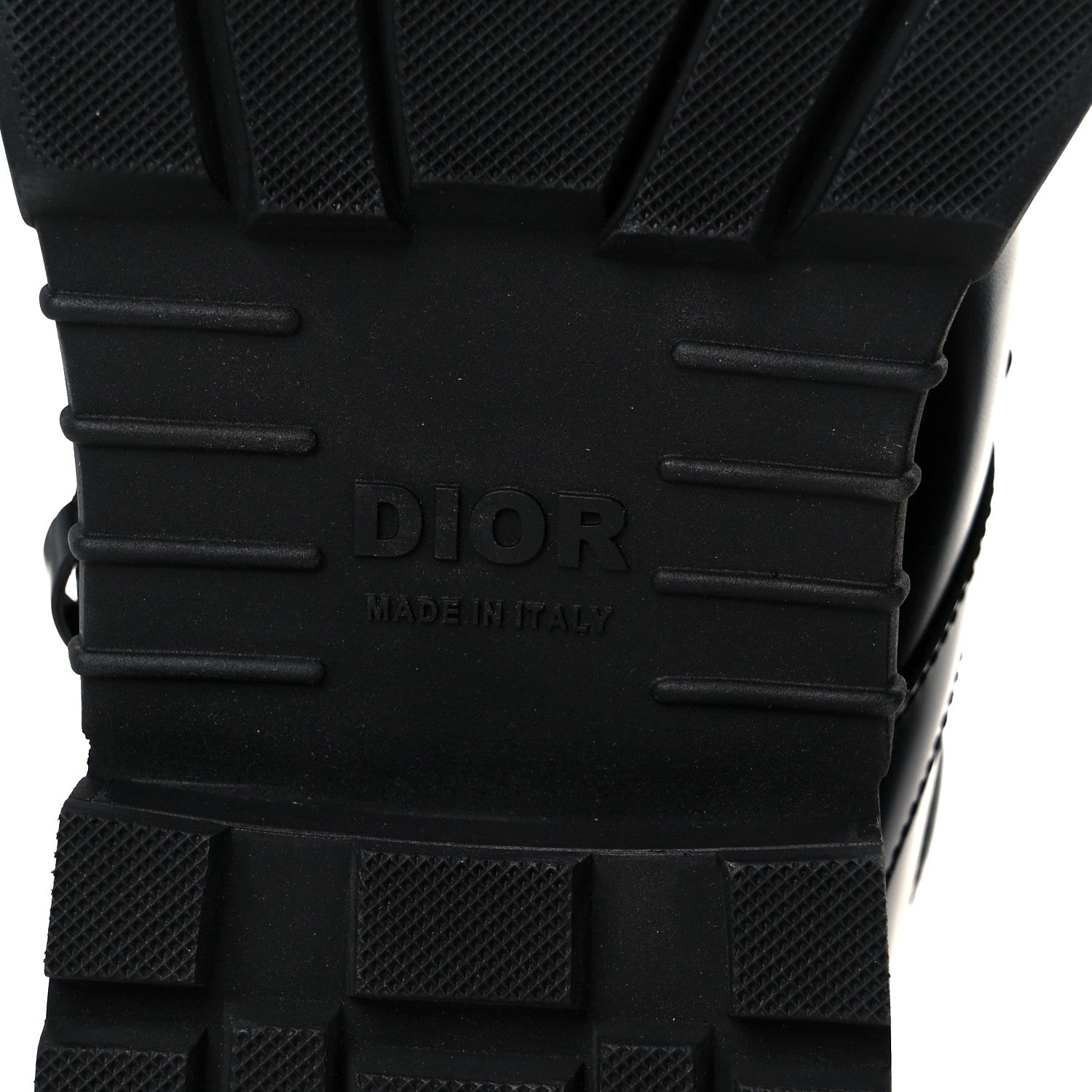 Christian Dior Oblique Calfskin Mens Explorer II Buckle Hiking Boots 45 Black Blue 7 of 10