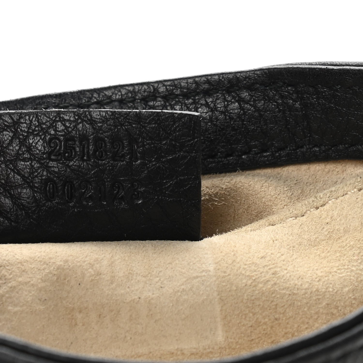 Gucci Pebbled Calfskin Small 1973 Chain Shoulder Bag Black 8 of 10