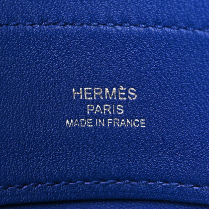 Hermes Milo Lambskin Swift Mini Aline Bleu Electrique 6 of 7