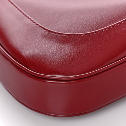 Gucci Boarded Dyana Lux Calfskin Small Jackie 1961 Hobo New Cherry Red 7 of 16