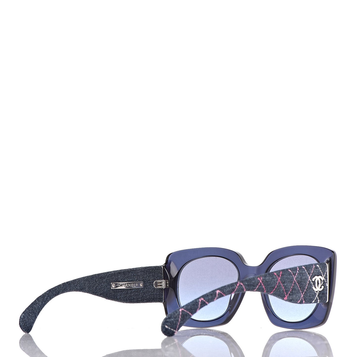 Denim Rectangle Sunglasses 5406 Blue