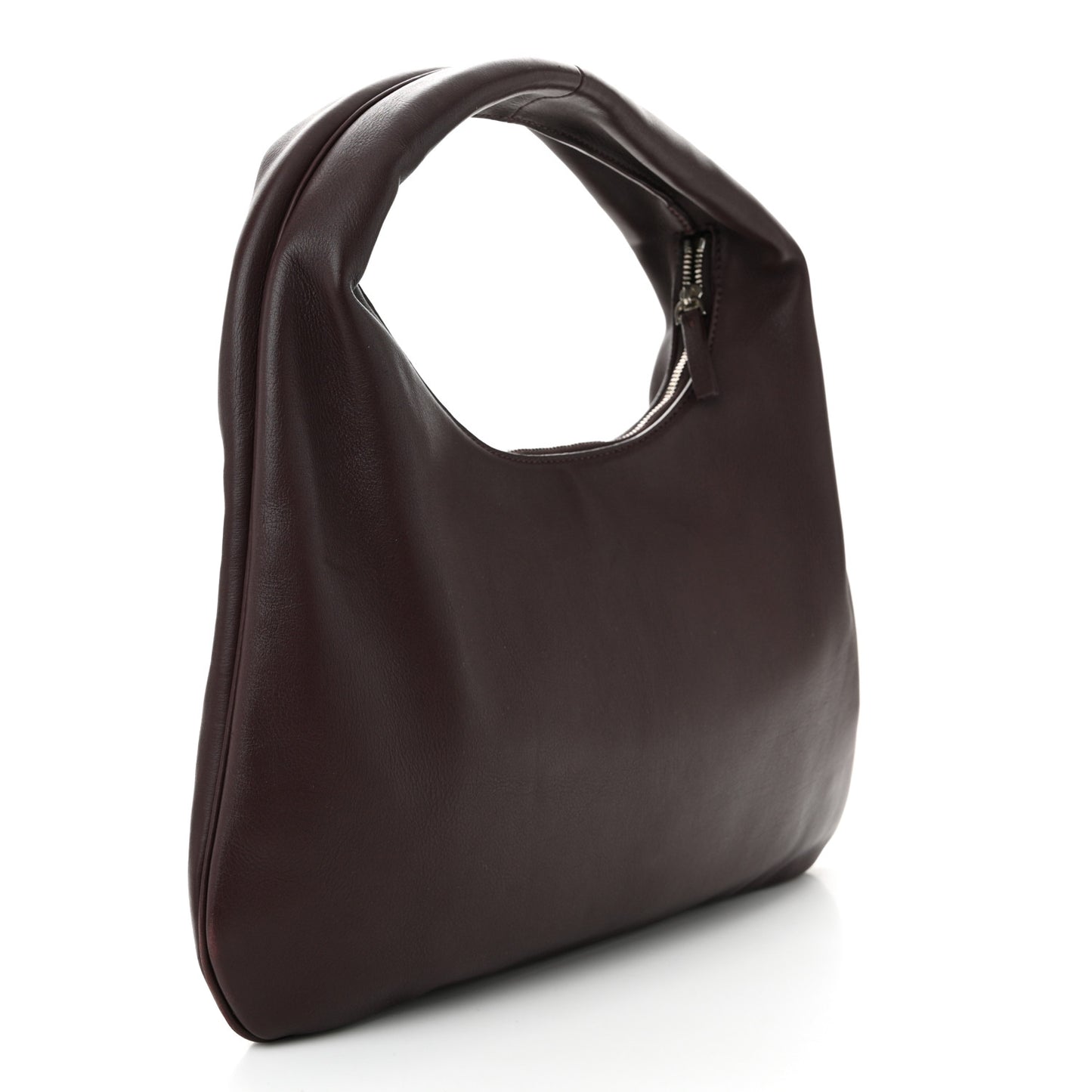 Calfskin Small Everyday Shoulder Bag Eggplant