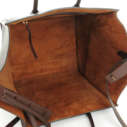 Celine Shiny Grained Calfskin Medium Phantom Luggage Brown 5 of 7