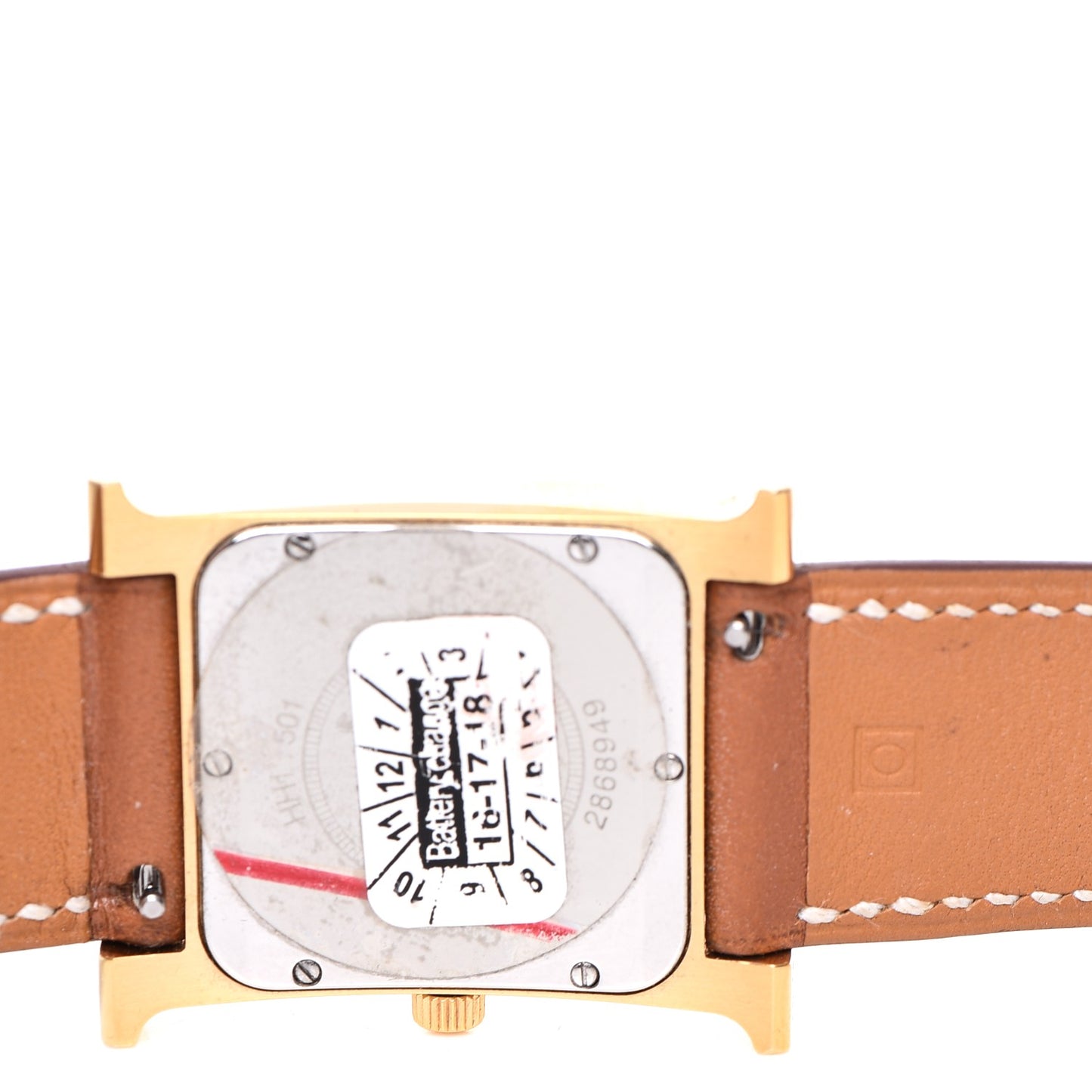 Stainless Steel Barenia 26mm Heure H Hour Quartz Watch Fauve