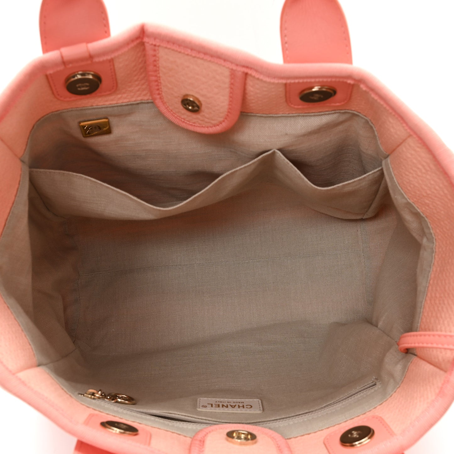 Mixed Fibers Small Deauville Tote Light Orange