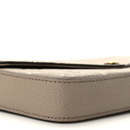 Louis Vuitton Empreinte Pochette Felicie Chain Wallet Tourterelle 8 of 10
