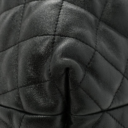 Saint Laurent Lambskin Quilted Maxi Icare Shopping Tote Black 16 of 17