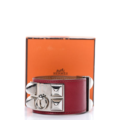 Hermes Swift Collier de Chien CDC Bracelet M Rubis 9 of 9