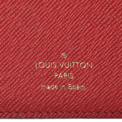 Louis Vuitton Damier Ebene Insolite Wallet Red 6 of 10