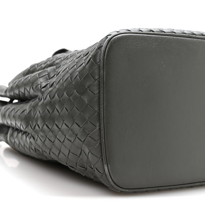 Bottega Veneta Nappa Intrecciato Drawstring Bucket Bag Grey 9 of 10