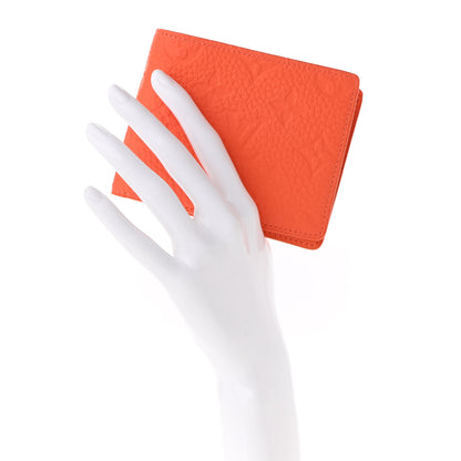 Louis Vuitton Taurillon Slender Wallet Orange 2 of 6