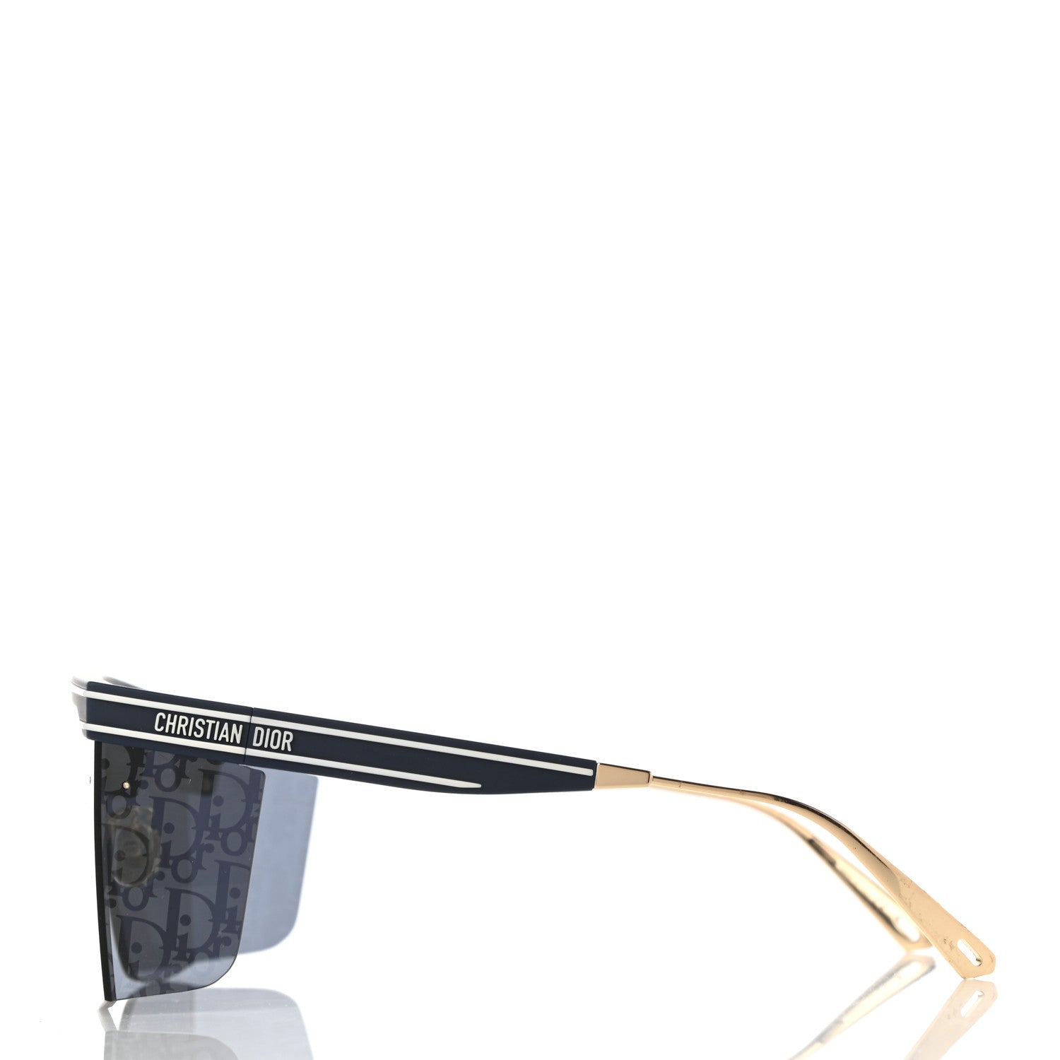 Christian Dior Oblique Diorclub M1U Mask Sunglasses Blue 3 of 6