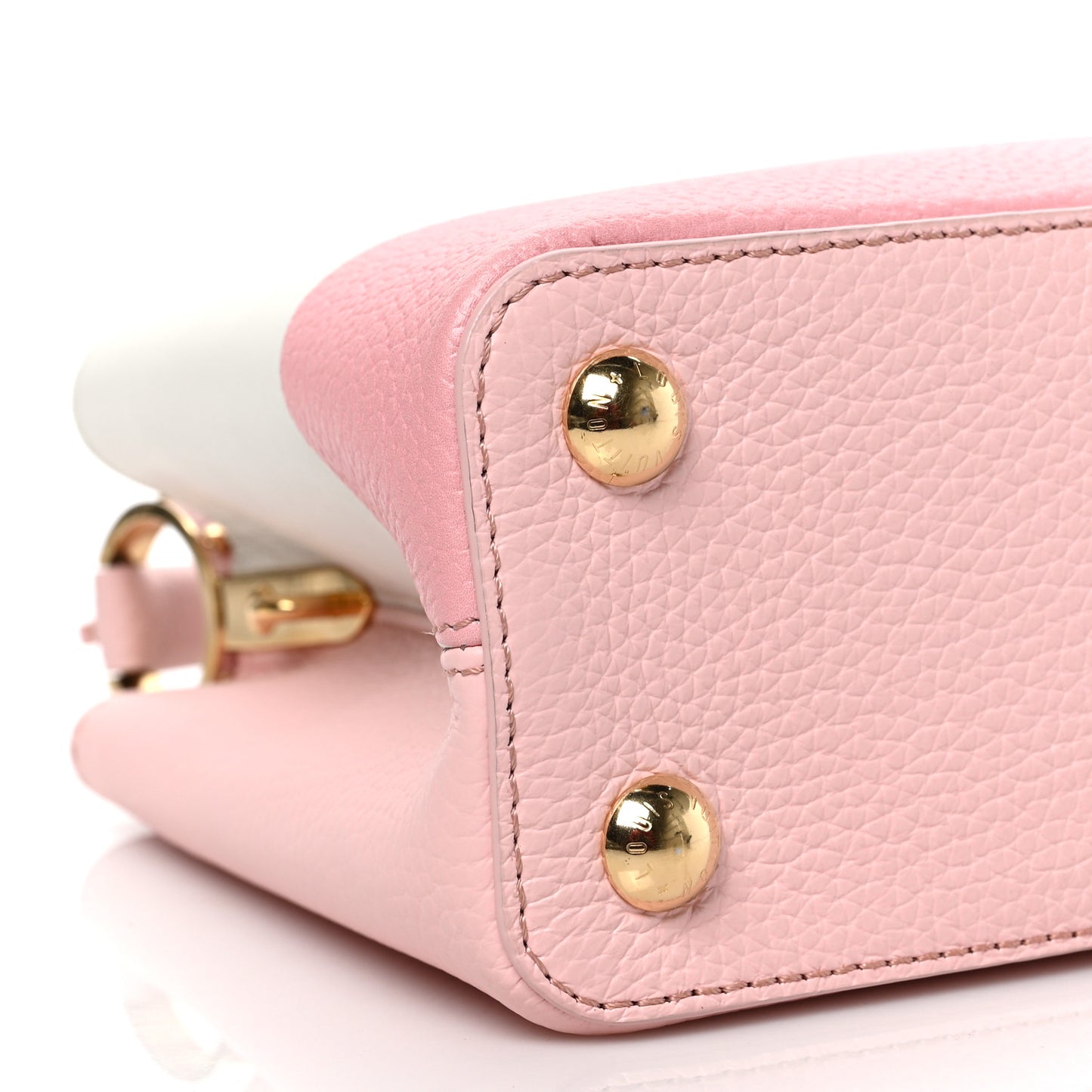 Taurillon Monogram Flower Capucines BB Pink Creme