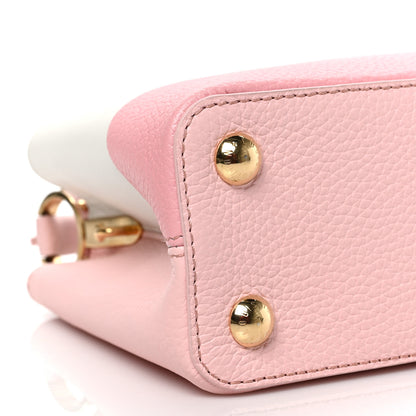 Louis Vuitton Taurillon Monogram Flower Capucines BB Pink Creme 7 of 8
