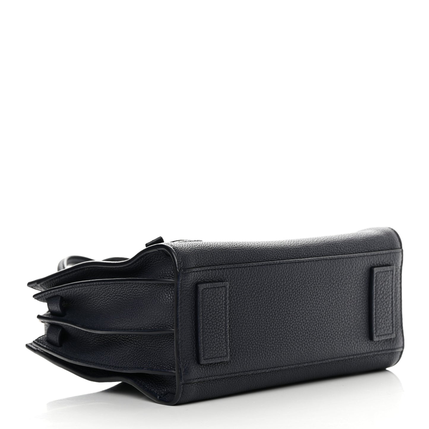 Grained Calfskin Baby Supple Sac De Jour Navy