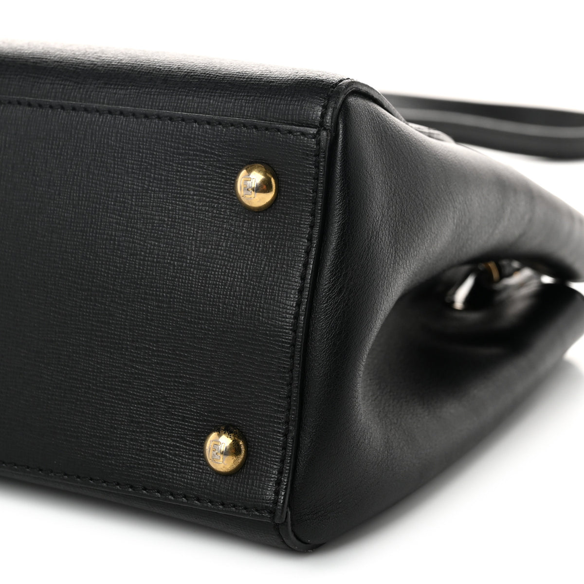 Fendi Vitello Elite Petite 2Jours Tote Black 10 of 10