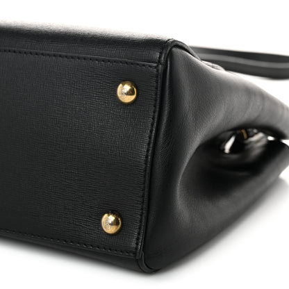Fendi Vitello Elite Petite 2Jours Tote Black 10 of 10