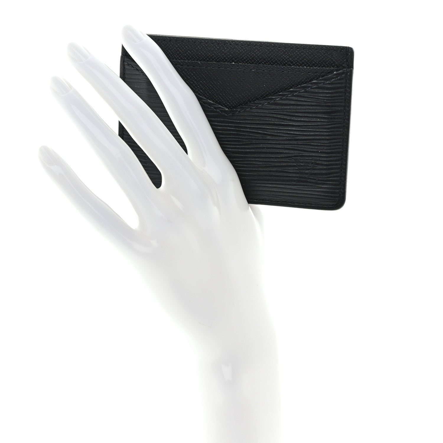 Louis Vuitton Epi Neo Porte-Cartes Card Holder Black 2 of 14